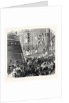 Launch of the Screw-Corvette Druid at Deptford Dockyard: Princess Louise Releasing the Dog-Shore UK 1869 by Anonymous