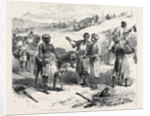 The Isthmus of Suez Maritime Canal: Labourers Removing Earth 1869 by Anonymous