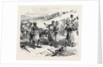The Isthmus of Suez Maritime Canal: Labourers Removing Earth 1869 by Anonymous