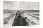 The Isthmus of Suez Maritime Canal Near Kantara 1869 by Anonymous