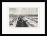 The Isthmus of Suez Maritime Canal Near Kantara 1869 by Anonymous
