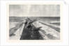 The Isthmus of Suez Maritime Canal Near Kantara 1869 by Anonymous