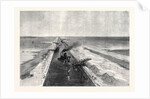 The Isthmus of Suez Maritime Canal Near Kantara 1869 by Anonymous