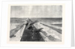 The Isthmus of Suez Maritime Canal Near Kantara 1869 by Anonymous
