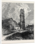 Ruins of the Tower of St. Issey Church Cornwall UK 1869 by Anonymous
