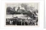 Oxford and Cambridge Universities Boat Race: The Start from Putney London UK 1869 by Anonymous