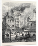 Explosion in the Place De La Sorbonne Paris France 1869 by Anonymous