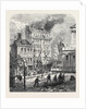 Explosion in the Place De La Sorbonne Paris France 1869 by Anonymous