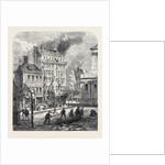 Explosion in the Place De La Sorbonne Paris France 1869 by Anonymous