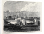 London Improvements: Hungerford Pier on the Thames Embankment UK 1869 by Anonymous