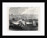 London Improvements: Hungerford Pier on the Thames Embankment UK 1869 by Anonymous