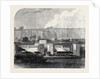 London Improvements: Hungerford Pier on the Thames Embankment UK 1869 by Anonymous