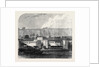 London Improvements: Hungerford Pier on the Thames Embankment UK 1869 by Anonymous