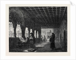 Monks Illuminating in a Convent at Valladolid Spain, in the General Exhibition of Water Colour Drawings 1869 by Anonymous