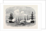 Visit of the King of Portugal to the English Channel Fleet at Lisbon 1869 by Anonymous