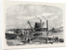 The Isthmus of Suez Maritime Canal: Dredges and Elevators at Work 1869 by Anonymous