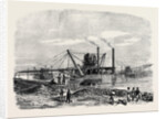 The Isthmus of Suez Maritime Canal: Dredges and Elevators at Work 1869 by Anonymous
