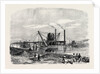 The Isthmus of Suez Maritime Canal: Dredges and Elevators at Work 1869 by Anonymous
