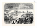 The Volunteer Review at Dover: Scene at the Wreck of H.M.S. Ferret at the Admiralty Pier UK 1869 by Anonymous