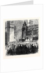 Enthronement of the Bishop of London in St. Paul's Cathedral London UK 1869 by Anonymous