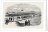 Visit of the Prince and Princess of Wales to the Suez Canal Works: The Prince Letting the Waters of the Mediterranean Into the Bitter Lakes 1869 by Anonymous