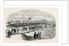 Visit of the Prince and Princess of Wales to the Suez Canal Works: The Prince Letting the Waters of the Mediterranean Into the Bitter Lakes 1869 by Anonymous