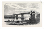 Railway Bridge and Viaduct at Runcorn UK 1869 by Anonymous