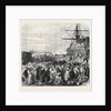 Embarkation of Dockyard Workmen As Emigrants at Portsmouth UK 1869 by Anonymous