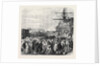 Embarkation of Dockyard Workmen As Emigrants at Portsmouth UK 1869 by Anonymous