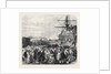 Embarkation of Dockyard Workmen As Emigrants at Portsmouth UK 1869 by Anonymous