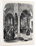 The Bazaar at Constantinople Turkey Istanbul 1869 by Anonymous