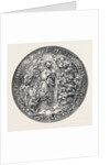 Gold Repousse Medallion by Anonymous