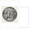 Gold Repousse Medallion by Anonymous
