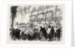 The Elections in Paris: A Meeting in a Fashionable Quarter 1869 France by Anonymous