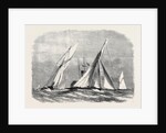 Royal London Yacht Club Match the Sphinx and Volante Rounding at Southend 1869 by Anonymous