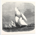 The Royal Thames Yacht Club Match: Finish of the Race 1869 by Anonymous