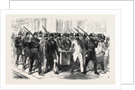 The Elections in France: Removal of the Voting-Urn from a District Polling-Place to the Mairie 1869 by Anonymous