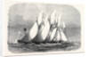 The Royal Thames Yacht Club Schooner Match the Cambria and Witchcraft Rounding the Mouse Light 1869 by Anonymous