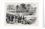 Band of the Life Guards Playing on the New Platform in Hyde Park London UK 1869 by Anonymous
