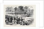 Band of the Life Guards Playing on the New Platform in Hyde Park London UK 1869 by Anonymous
