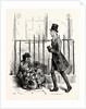 Charles Dickens Sketches by Boz Hurrying Along a by-Street Keeping As Close As He Can to the Area Railings a Man of About Forty or Fifty Clad in an Old Rusty Suit of Threadbare Black Cloth by Anonymous