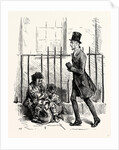 Charles Dickens Sketches by Boz Hurrying Along a by-Street Keeping As Close As He Can to the Area Railings a Man of About Forty or Fifty Clad in an Old Rusty Suit of Threadbare Black Cloth by Anonymous