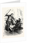 Charles Dickens Sketches by Boz Leave that 'Ere Bell Alone You Wretched Loo-Nattic ! Said the Boots Suddenly Forcing the Unfortunate Trott Back Into His Chair. And Brandishing the Stick Aloft. by Anonymous