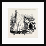 Gipsy Life Round London: Tent at Hackney Wick 1880 by Anonymous