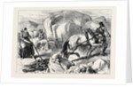 Ireland: Harrowing Under Difficulties Mountain Farm in County Mayo 1880 by Anonymous