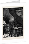 The Afghan War: Hospital Dhoolies in the Jugdulluk Pass 1880 by Anonymous