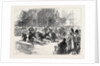 Drill of Volunteer Ambulance Corps at Guildhall 1880 by Anonymous