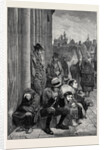 The State of Ireland: Scene Outside the Courthouse Galway 1880 by Anonymous