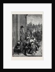 The State of Ireland: Scene Outside the Courthouse Galway 1880 by Anonymous