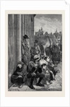 The State of Ireland: Scene Outside the Courthouse Galway 1880 by Anonymous